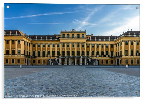 Schonbrunn Palace Acrylic by DiFigiano Photography
