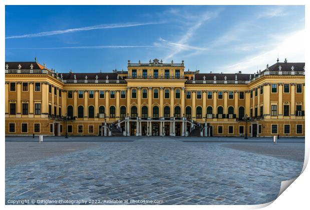 Schonbrunn Palace Print by DiFigiano Photography
