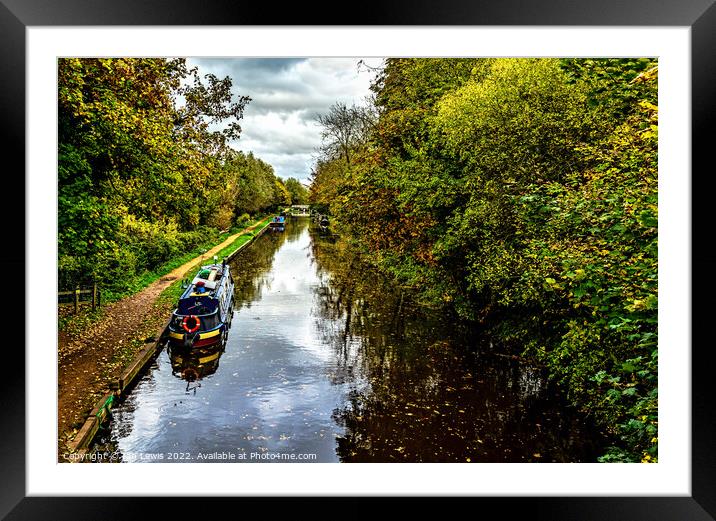 The View Eastwards From Kintbury Bridge Framed Mounted Print by Ian Lewis