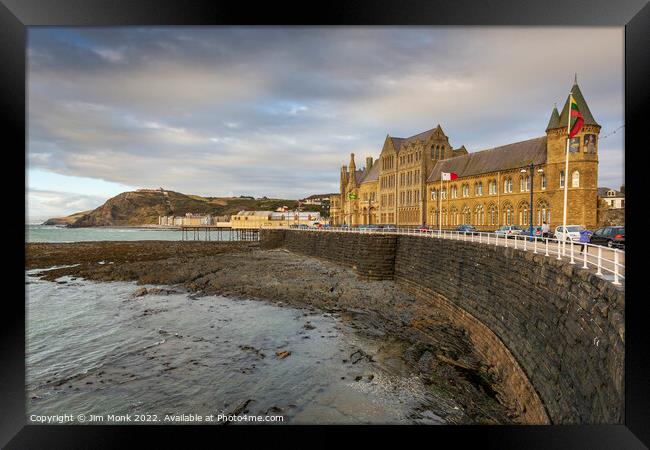 The Old College, Aberystwyth Framed Print by Jim Monk