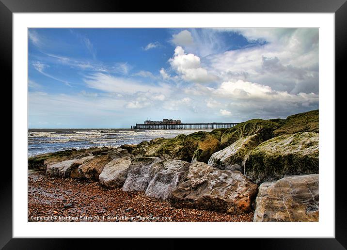 Hastings Seafront Framed Mounted Print by Matthew Bates