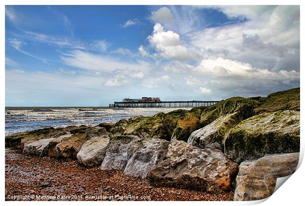 Hastings Seafront Print by Matthew Bates