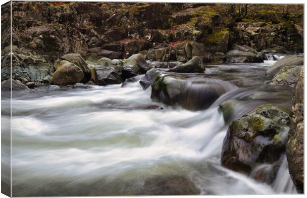 Galleny Force Waterfalls Canvas Print by EMMA DANCE PHOTOGRAPHY