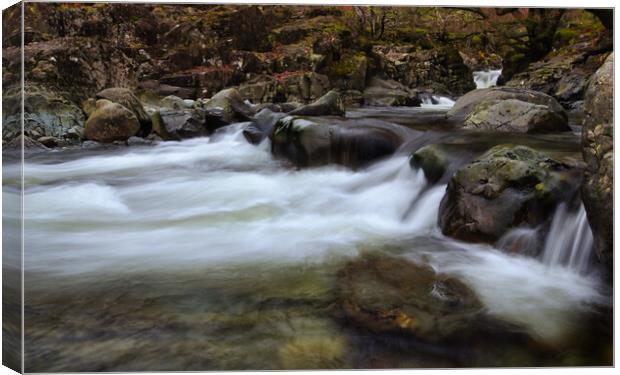 Galleny Force Waterfalls Canvas Print by EMMA DANCE PHOTOGRAPHY