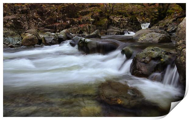 Galleny Force Waterfalls Print by EMMA DANCE PHOTOGRAPHY