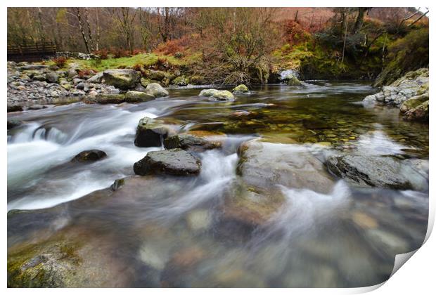 Galleny Force Waterfalls Print by EMMA DANCE PHOTOGRAPHY