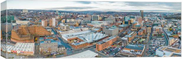 Sheffield City Panorama Canvas Print by Apollo Aerial Photography
