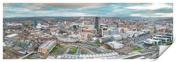 Sheffield Panorama Print by Apollo Aerial Photography