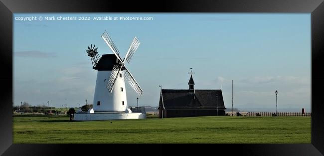 Lytham Windmill Framed Print by Mark Chesters