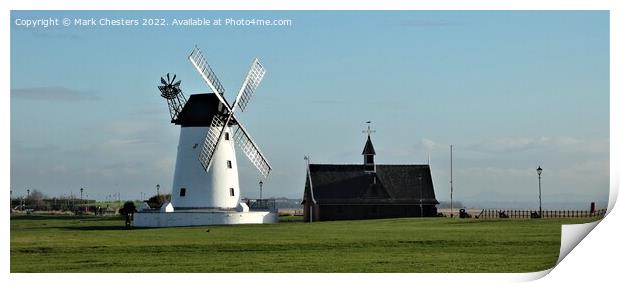 Lytham Windmill Print by Mark Chesters