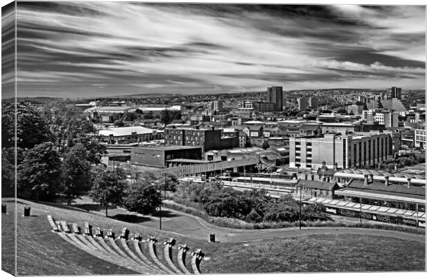 Sheffield Skyline Canvas Print by Darren Galpin