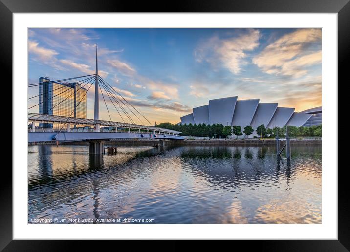 Bell's Bridge and the SEC Armadillo Framed Mounted Print by Jim Monk