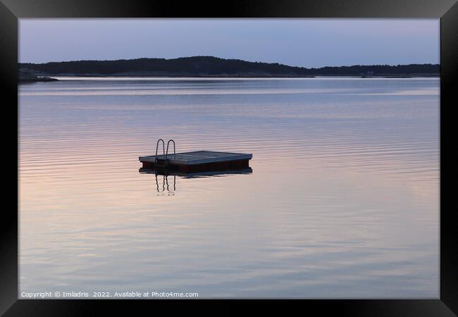 Dive into Tranquillity, Sweden Framed Print by Imladris 