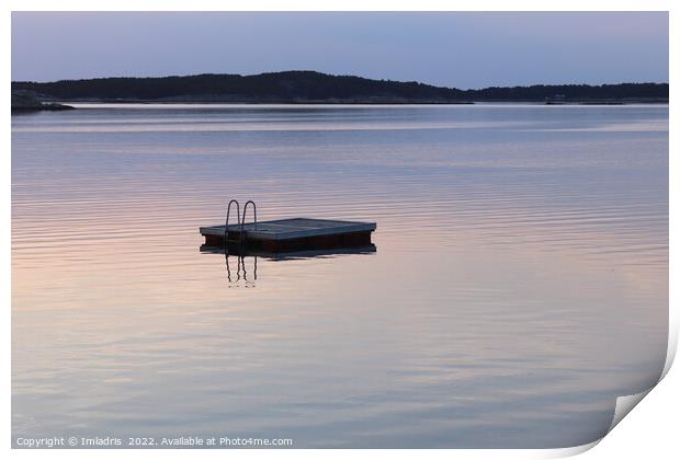 Dive into Tranquillity, Sweden Print by Imladris 
