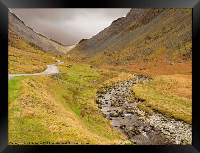 Lake District Honister Pass 2 Framed Print by chris hyde