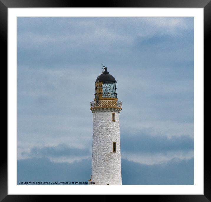 Mull of Galloway Lighthouse Framed Mounted Print by chris hyde
