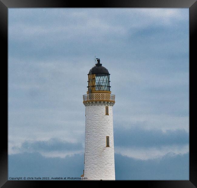 Mull of Galloway Lighthouse Framed Print by chris hyde