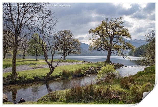 Stream beside Buttermere  Print by Kevin White