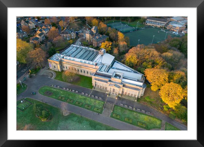 Weston Park Museum Framed Mounted Print by Apollo Aerial Photography