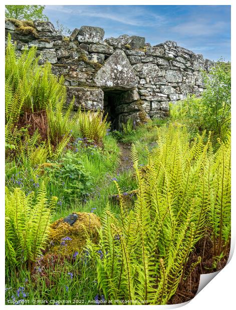 Iron Age Broch, Totaig, Scotland Print by Photimageon UK