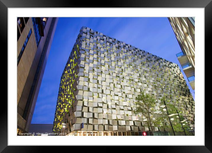 Sheffield Cheese Grater Framed Mounted Print by Alison Chambers