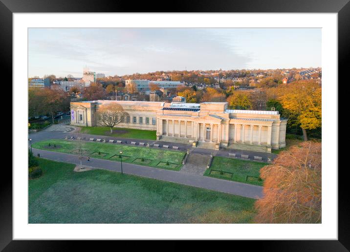 Weston Park Museum Framed Mounted Print by Apollo Aerial Photography