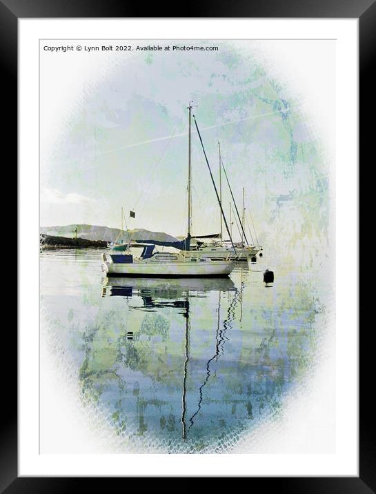 Yachts Framed Mounted Print by Lynn Bolt