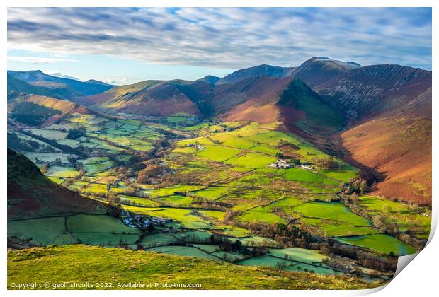 The Newlands Valley Print by geoff shoults
