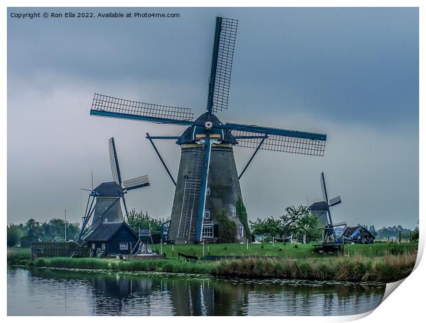 Ancient Blades of the Netherlands Print by Ron Ella