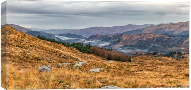 Majestic Scottish Highland Landscape Canvas Print by James Marsden
