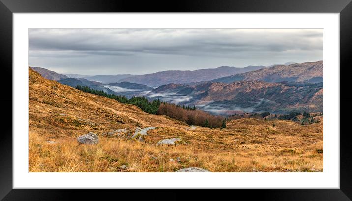 Majestic Scottish Highland Landscape Framed Mounted Print by James Marsden