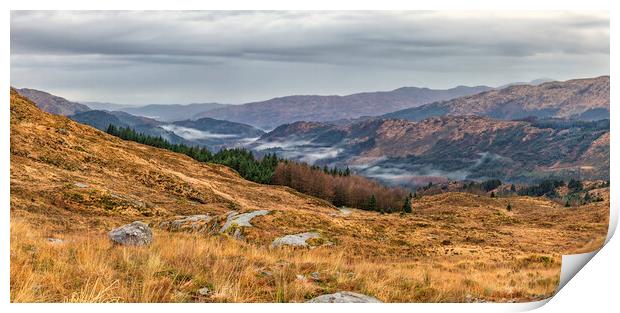Majestic Scottish Highland Landscape Print by James Marsden