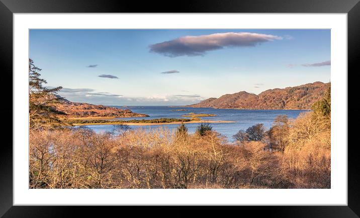 Majestic Views of Loch Moidart Framed Mounted Print by James Marsden