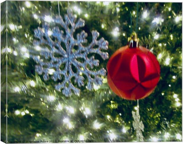 Christmas Decorations Canvas Print by Stephanie Moore
