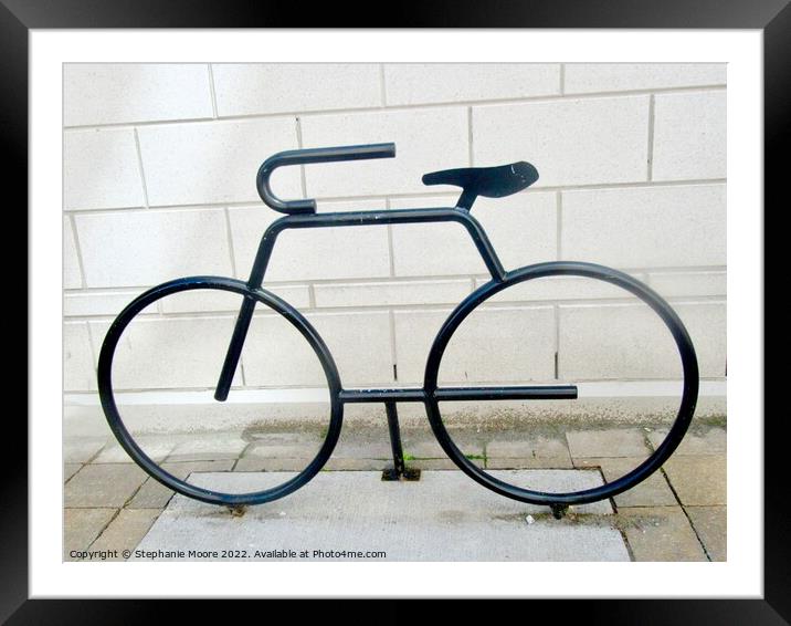 Bicycle Framed Mounted Print by Stephanie Moore