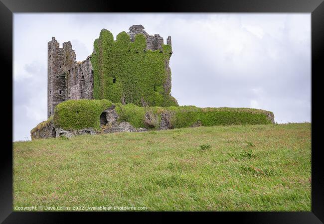 Ballycarbery Castle,  Cahersiveen, County Kerry, Ireland Framed Print by Dave Collins