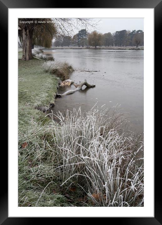 Icy December Framed Mounted Print by Kevin White