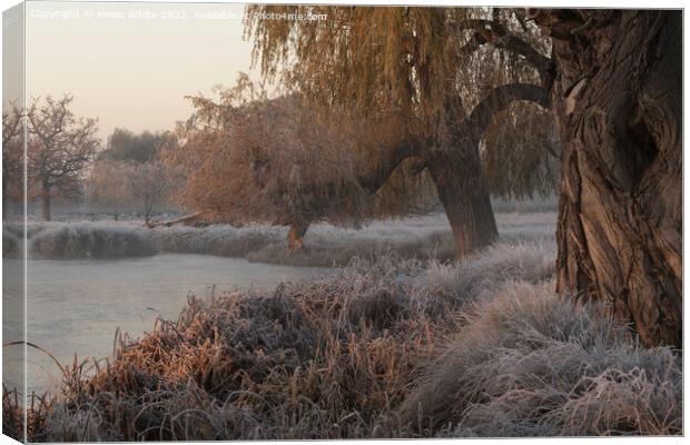 Magical misty morning Canvas Print by Kevin White