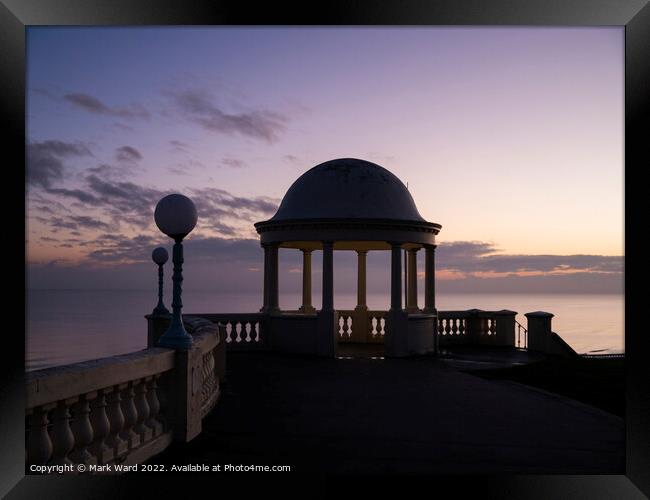 A Bexhill Moment. Framed Print by Mark Ward
