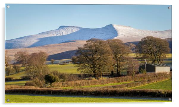 Penyfan and Corn Du Acrylic by Leighton Collins