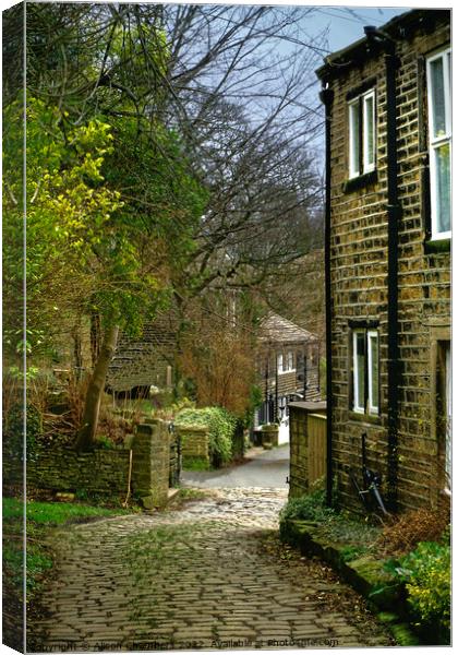Golcar Huddersfield  Canvas Print by Alison Chambers