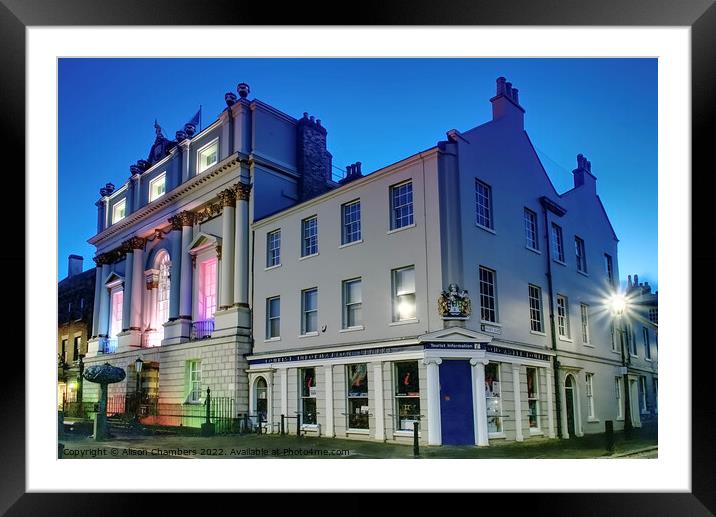 Doncaster Mansion House Framed Mounted Print by Alison Chambers
