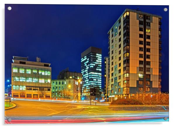 Sheffield University Square Acrylic by Darren Galpin