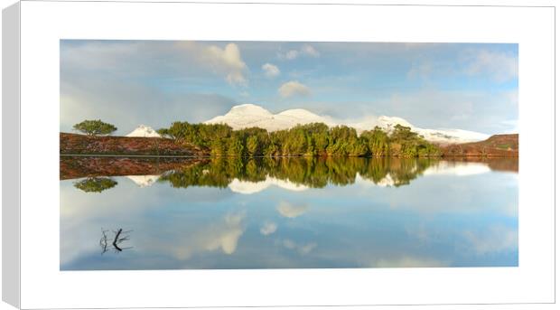 Reflection on the loch Canvas Print by JC studios LRPS ARPS