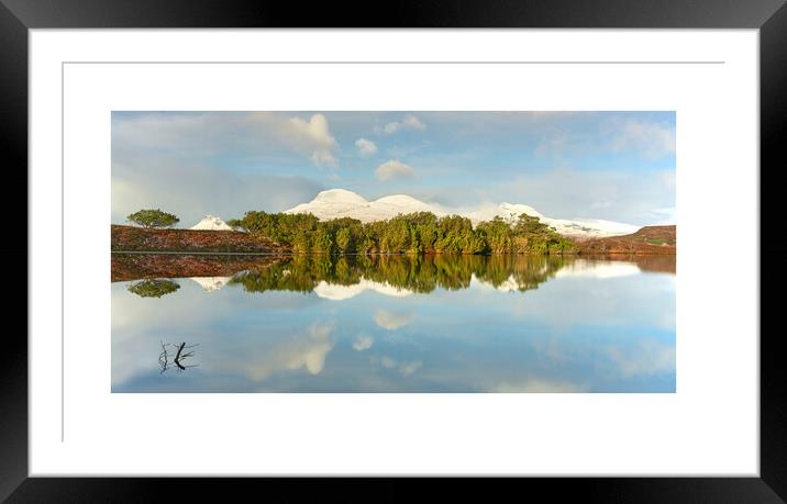 Reflection on the loch Framed Mounted Print by JC studios LRPS ARPS