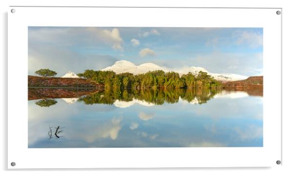 Reflection on the loch Acrylic by JC studios LRPS ARPS