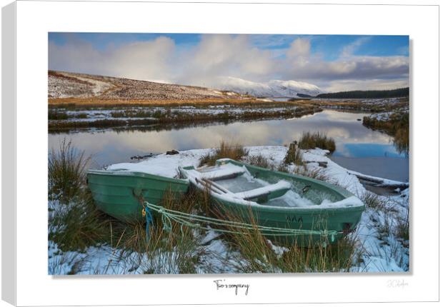 Two's company Scottish highlands  Canvas Print by JC studios LRPS ARPS