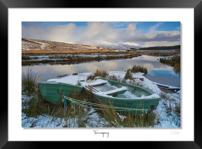 Two's company Scottish highlands  Framed Print by JC studios LRPS ARPS