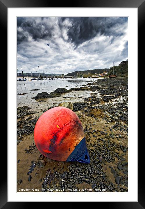 lost buoys Framed Mounted Print by meirion matthias