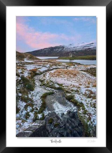 The old castle, Scottish highlands Assynt, Ardvreck Castle Framed Print by JC studios LRPS ARPS